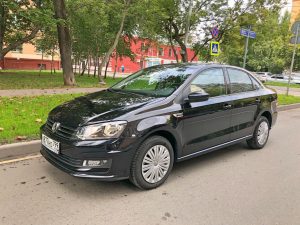 Volkswagen Polo Sedan (black)